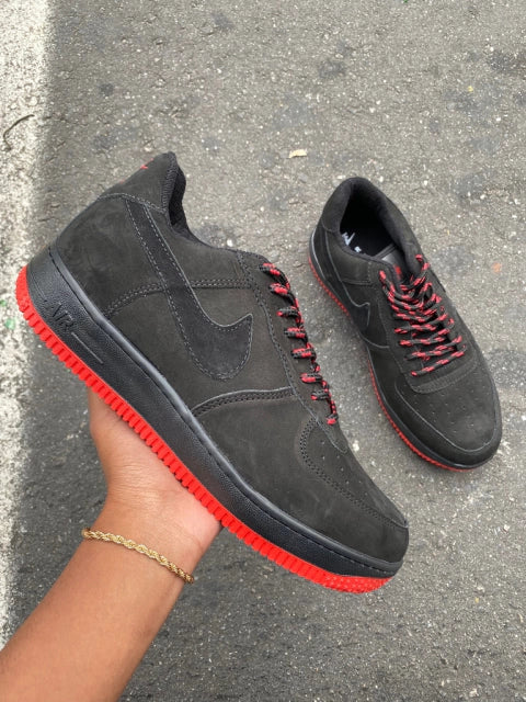 Air Force 1 ´07  ´suede sole red`