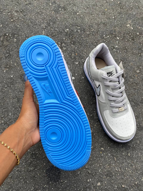 Air Force ´07 white blue sole`
