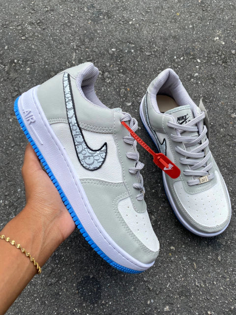 Air Force ´07 white blue sole`