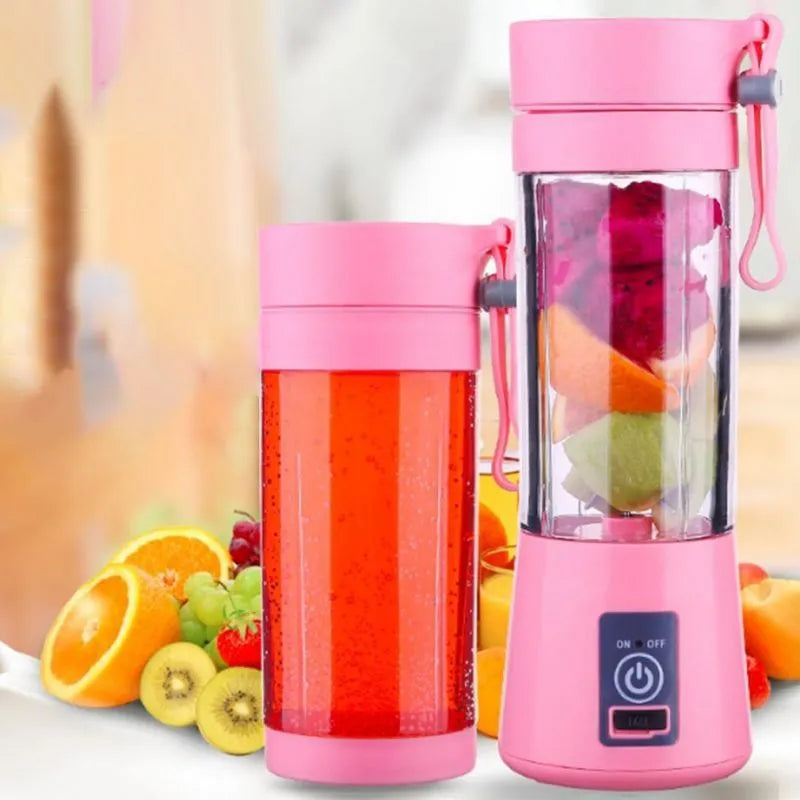 Master Juice - Mini liquidificador Portátil -380ML Cabo Usb