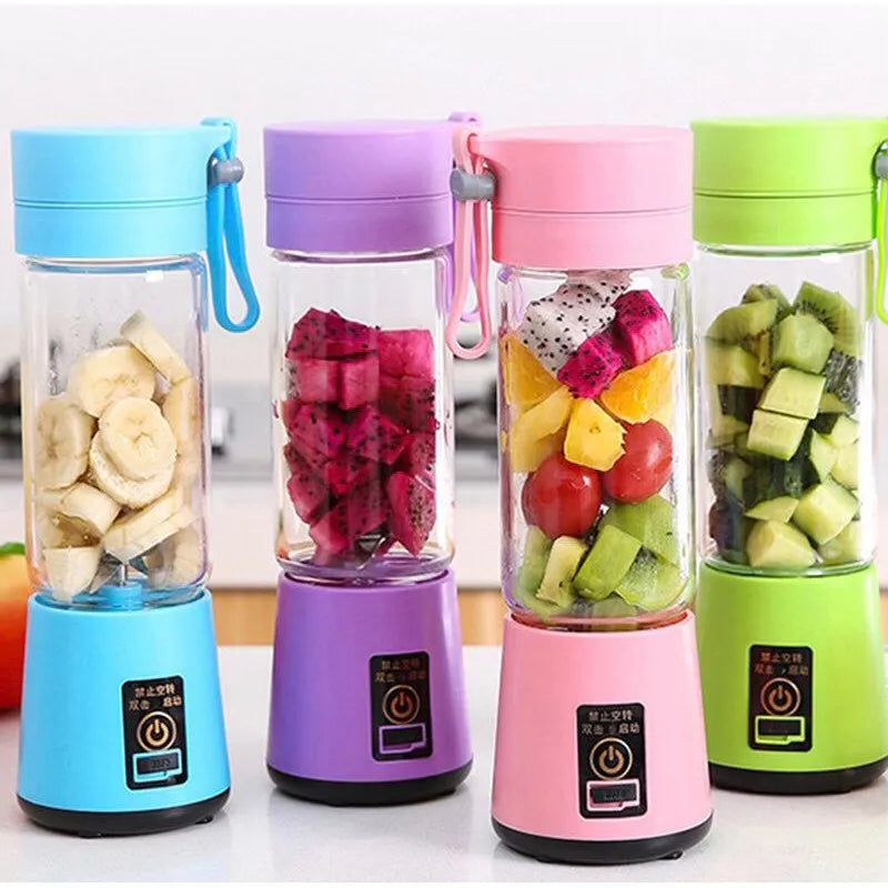 Master Juice - Mini liquidificador Portátil -380ML Cabo Usb