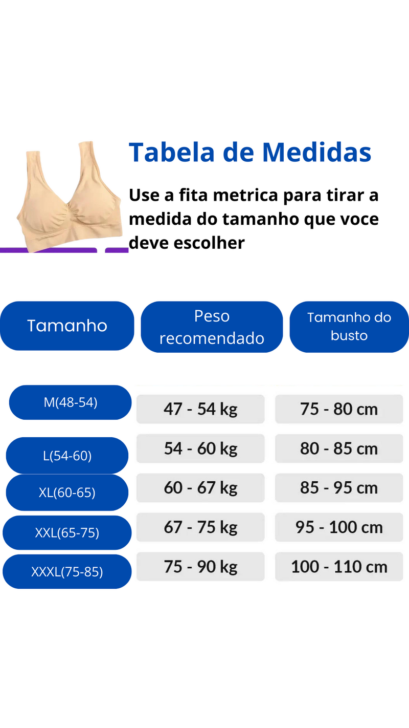 Sutiã Confort Agar (Compre 1 leve 3 ) + Frete Grátis