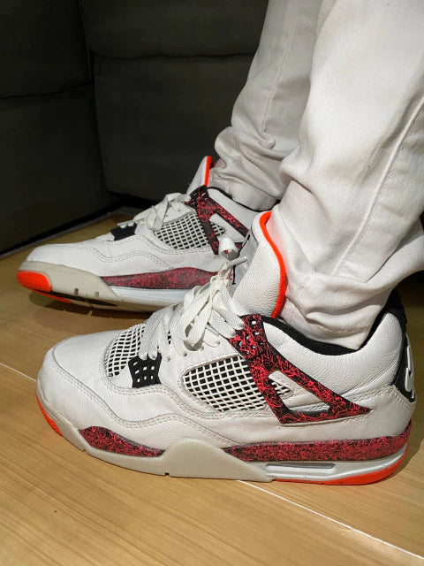 NIKE AIR JORDAN 4 RETRO " RED CEMENT "