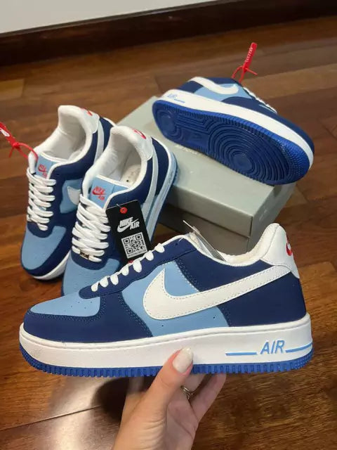 Air Force 1  ´baby blue navy blue`