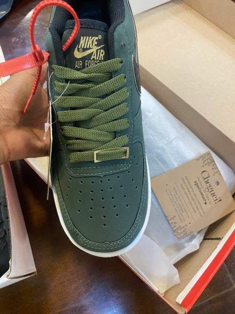 Air Force 1 Low '07 LV8 Double Swoosh Olive Gold Black