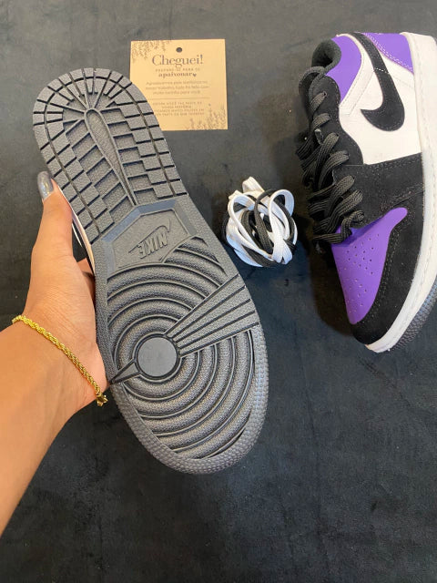AIR JORDAN 1 LOW COURT PURPLE
