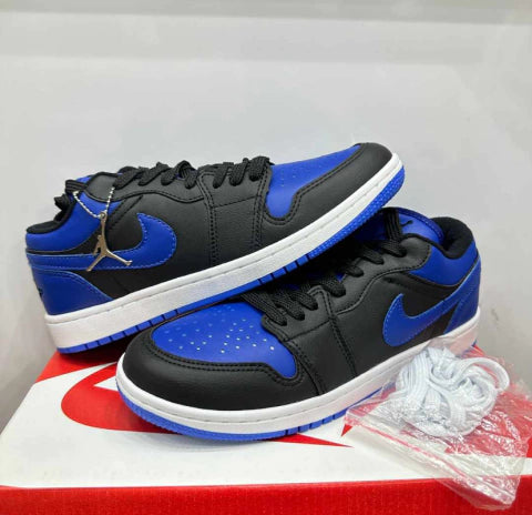 NIKE AIR JORDAN 1 LOW BLACK UNIVERSITY BLUE