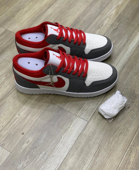 Air Jordan 1 Low 'red white gray'