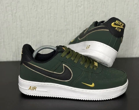 Air Force 1 Low '07 LV8 Double Swoosh Olive Gold Black
